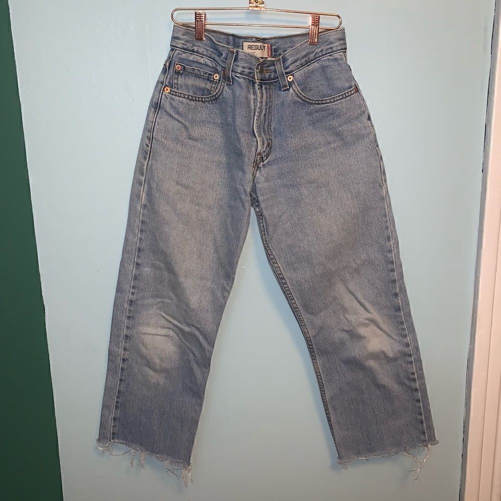 Vintage 505 Levi’s Straight Legged Crop Jeans